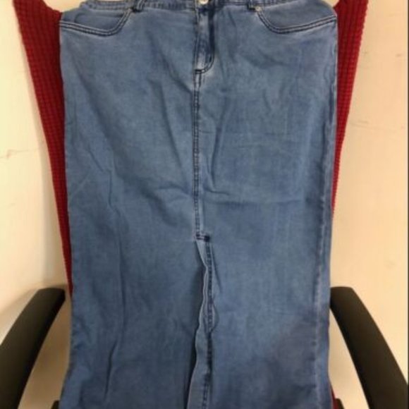 Su & LoLa denim skirt & vest - Picture 1 of 3